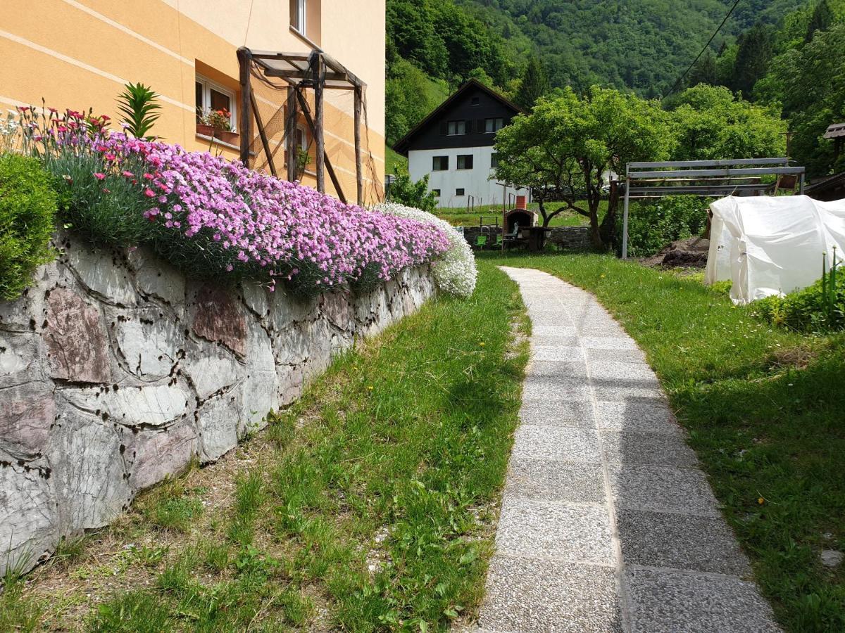 Apartment And Garden House Among The Mountains Podbrdo Esterno foto