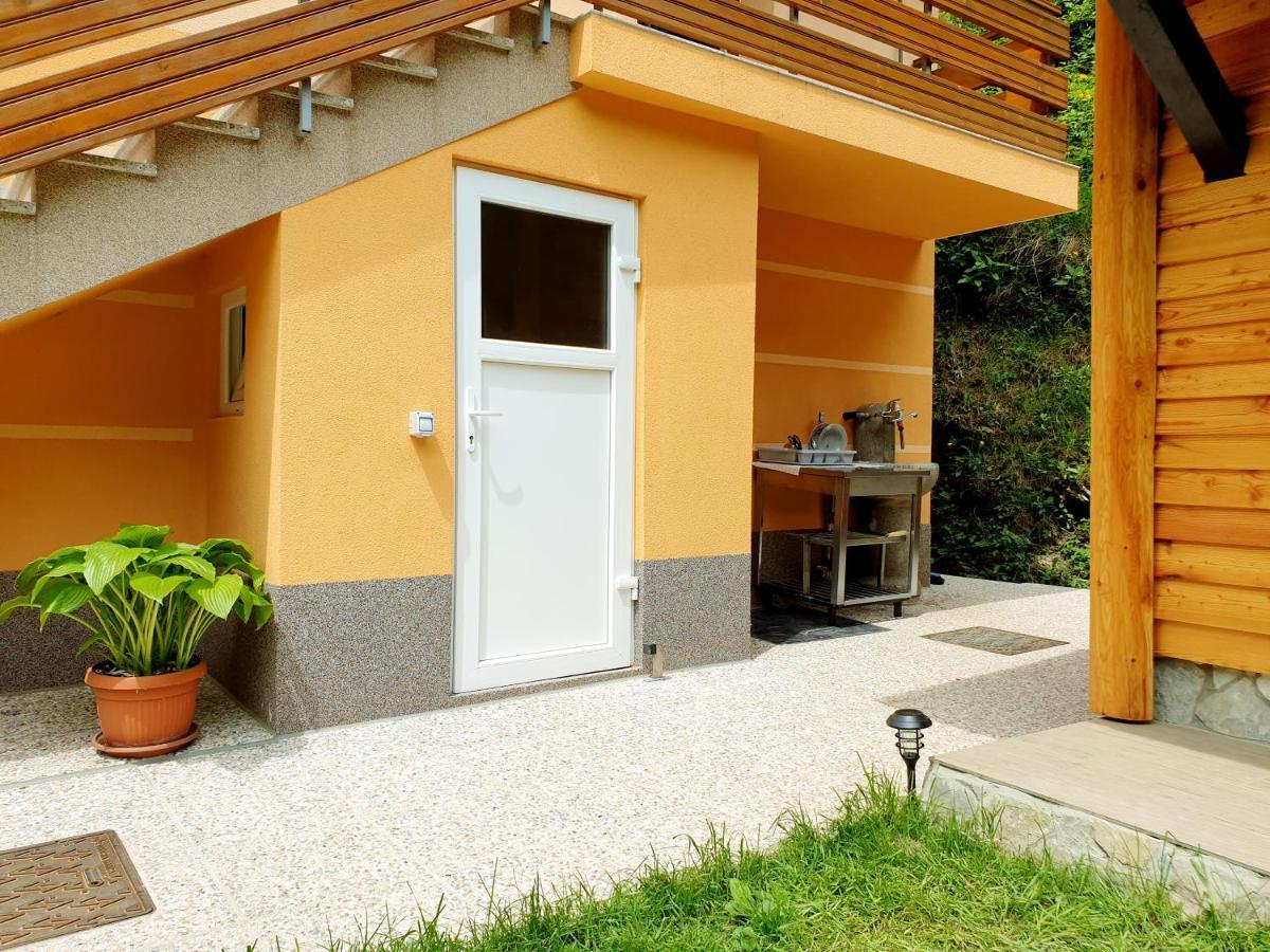 Apartment And Garden House Among The Mountains Podbrdo Esterno foto