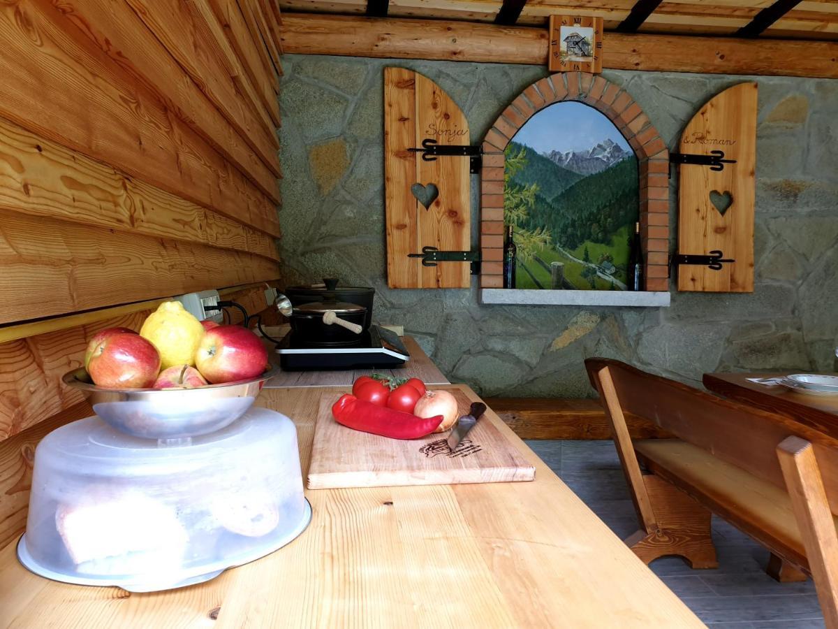 Apartment And Garden House Among The Mountains Podbrdo Esterno foto