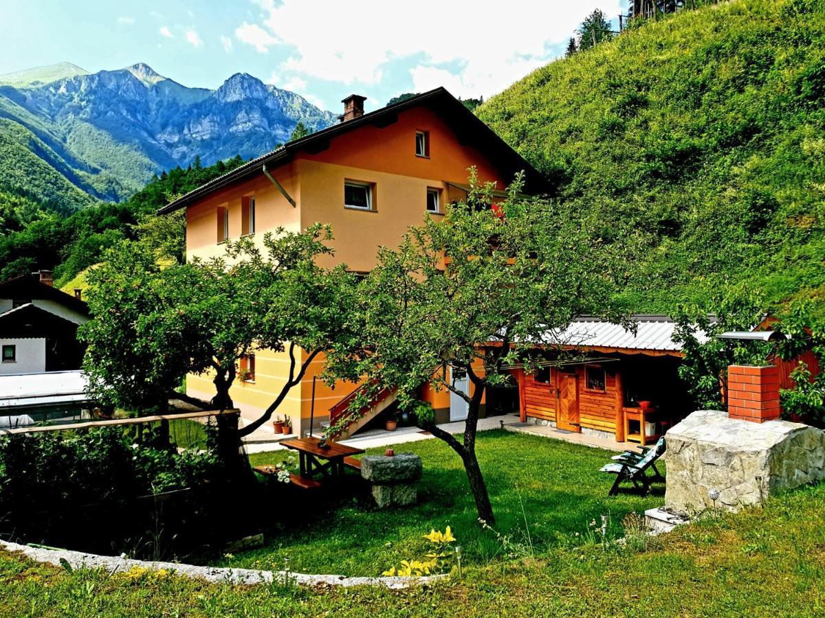 Apartment And Garden House Among The Mountains Podbrdo Esterno foto