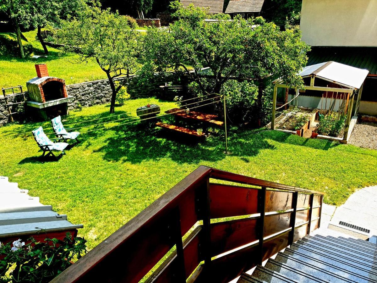 Apartment And Garden House Among The Mountains Podbrdo Esterno foto