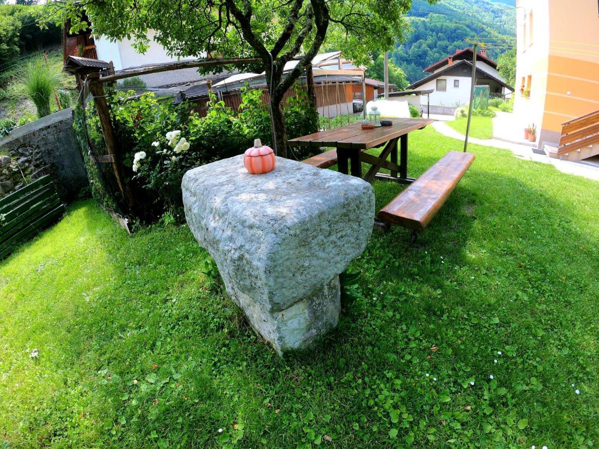 Apartment And Garden House Among The Mountains Podbrdo Esterno foto