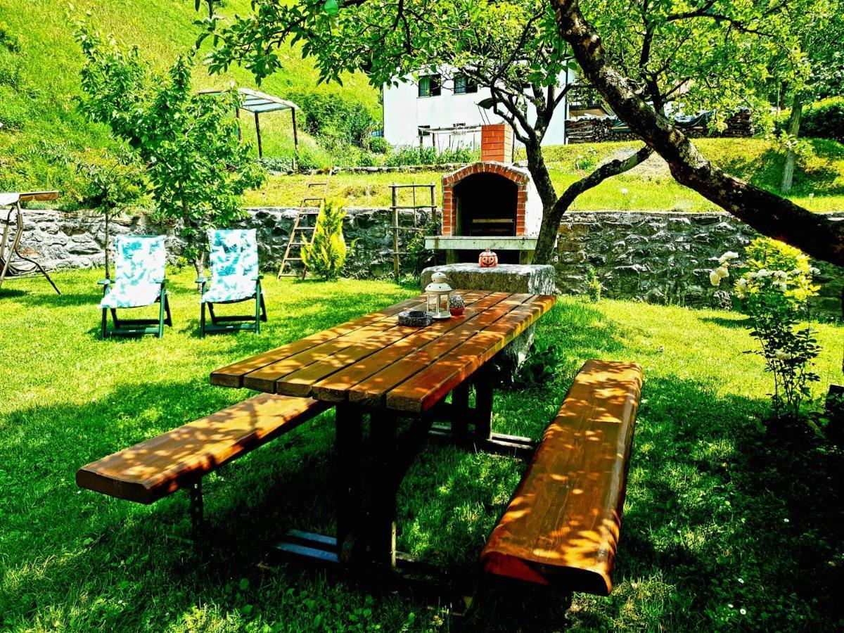 Apartment And Garden House Among The Mountains Podbrdo Esterno foto